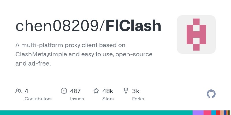 GitHub - chen08209/FlClash: A multi-platform proxy client based on ClashMeta,simple and easy to use, open-source and ad-free.