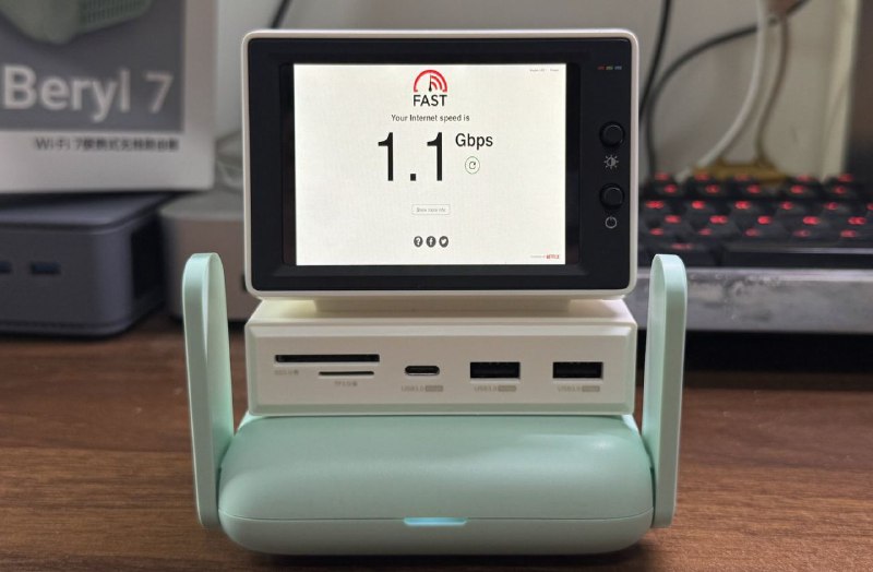 GLinet MT3600BE迷你路由妥妥的小钢炮：1、搭载联发科新处理器MT7987A性能不错2、科学上网能跑1.1Gbps，恐怖如此，这么小的随身翻3、外出/旅行搭配手机或者随身WiFi，变身小基站，还是OpenWrt系统👉mp.weixin.qq.com/s/RZ8GndJCdGH-…GLinet MT3600BE迷你路由妥妥的小钢炮：1、搭载联发科新处理器MT7987A性能不错2、科学上网能跑1.1Gbps，恐怖如此，这么小的随身翻3、外出/旅行搭配手机或者随身WiFi，变身小基站，还是OpenWrt系统👉mp.weixin.qq.com/s/RZ8GndJCdGH-…